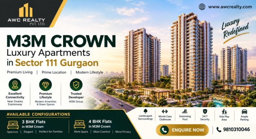 M3M Crown luxury flats